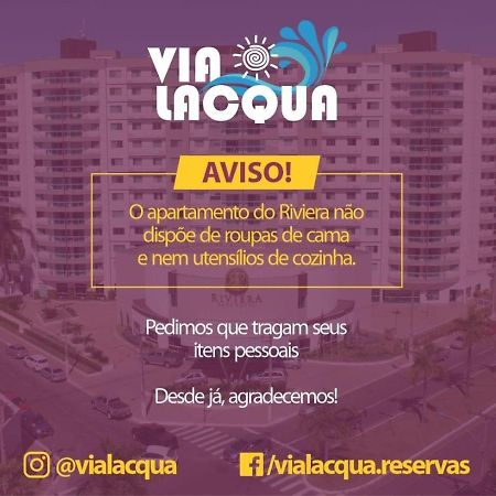 Riviera Park - Via Lacqua Hospedagem Lejlighed Caldas Novas Eksteriør billede